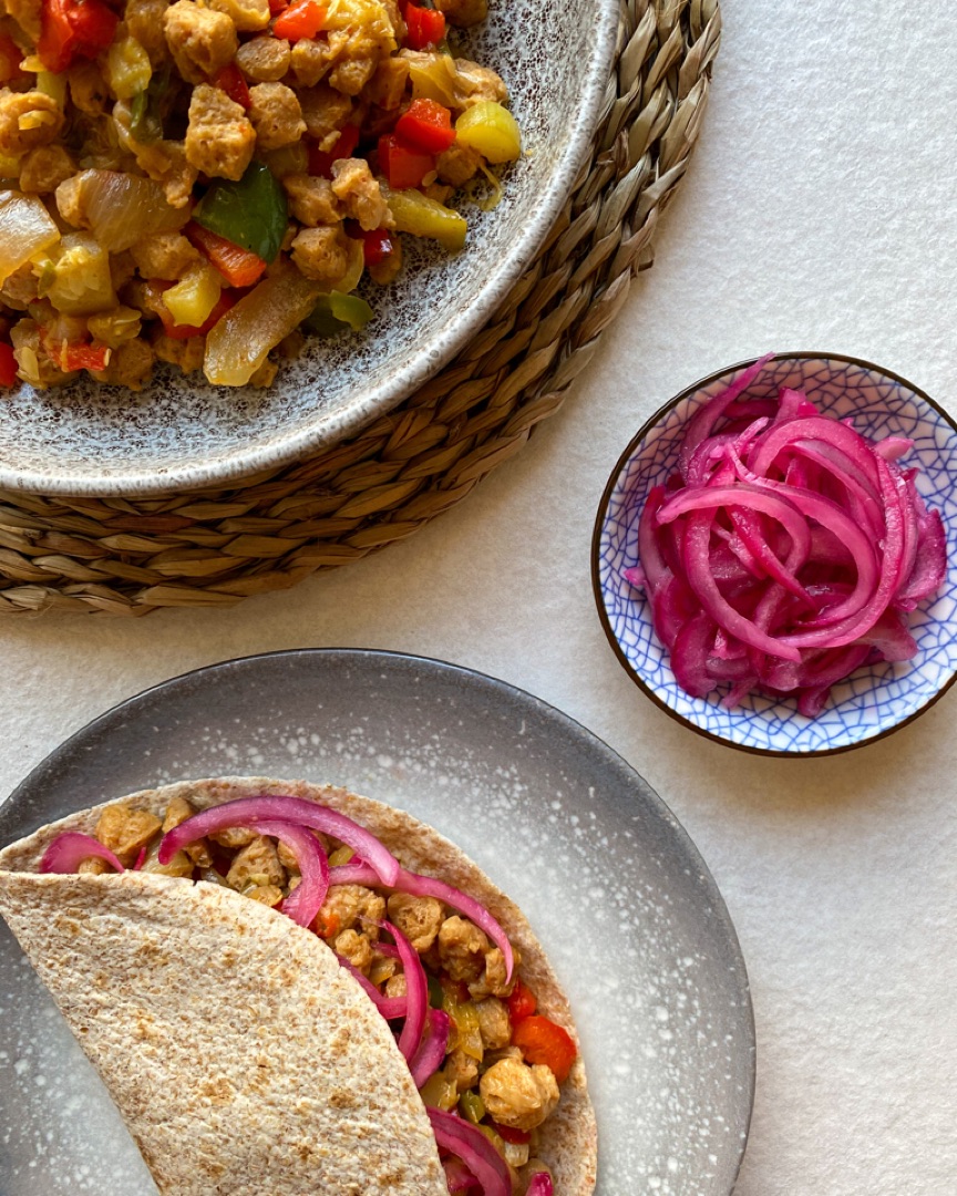 Tacos de soja texturizada 🇲🇽Step 0