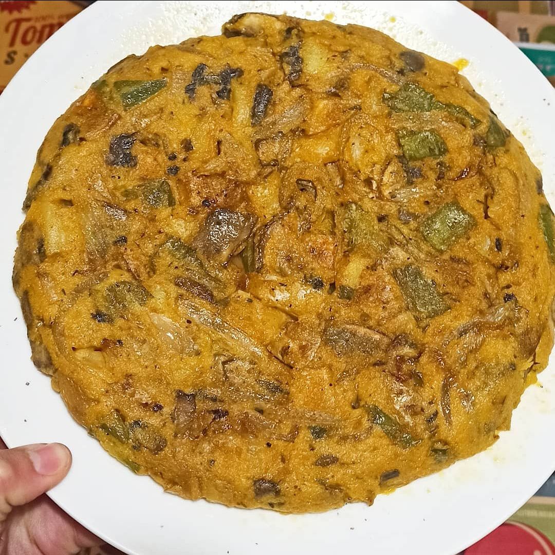 Tortilla vegana 🌱 Paso 5 Tortilla vegana 🌱 Paso 5