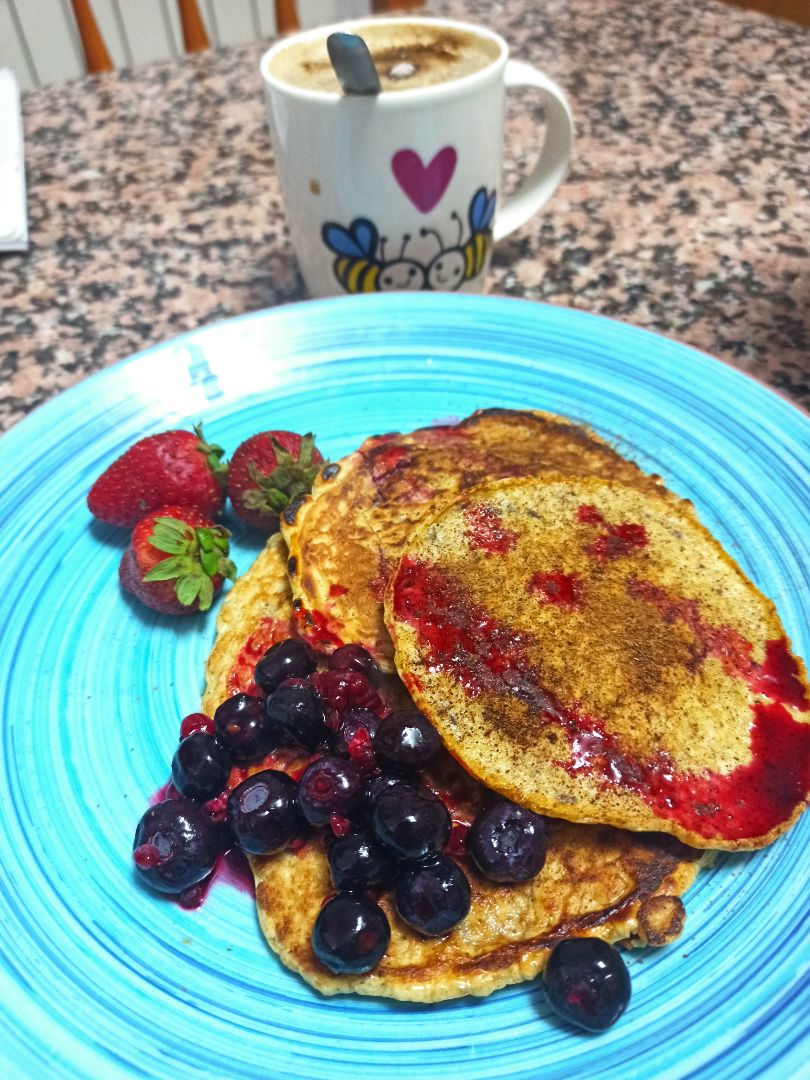 Tortitas o pancakes de avena