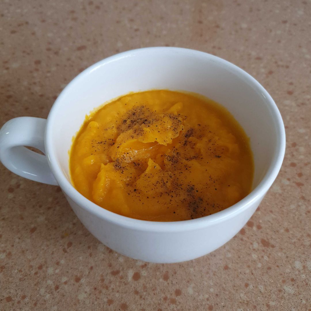 Crema de calabaza, zanahoria, cebolla y puerro Crema de calabaza, zanahoria, cebolla y puerro