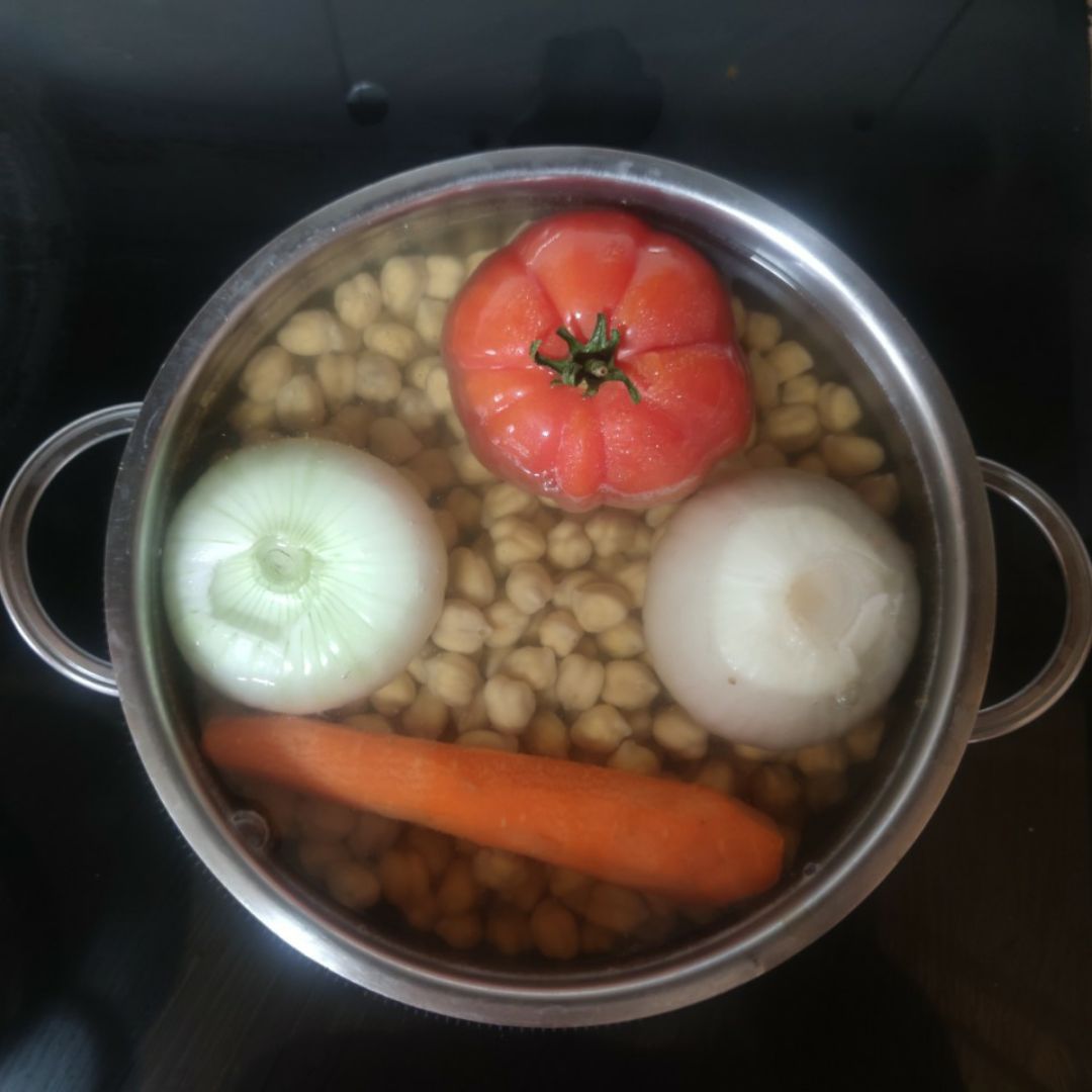 Garbanzos viudos Paso 2 Garbanzos viudos Paso 2