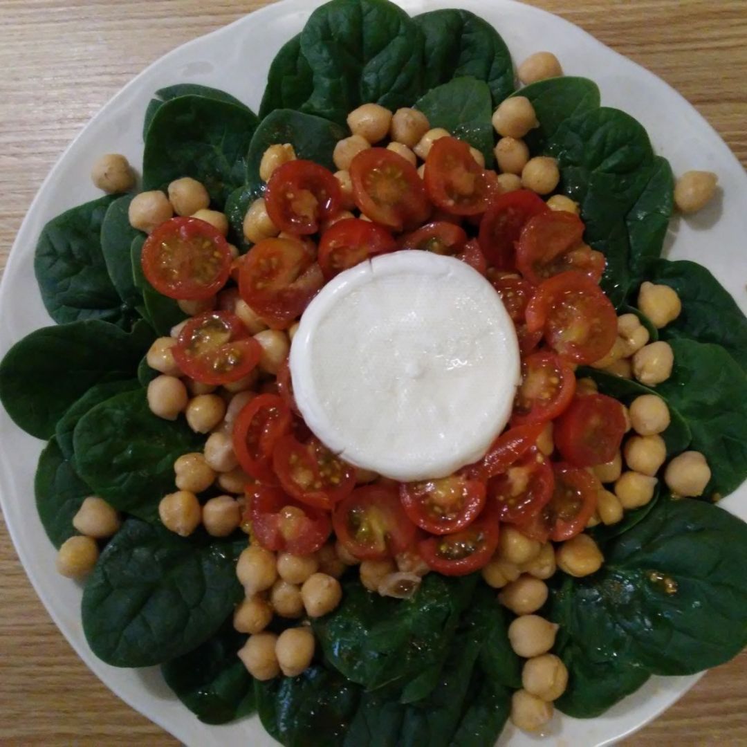Ensalada de garbanzos con comino Ensalada de garbanzos con comino