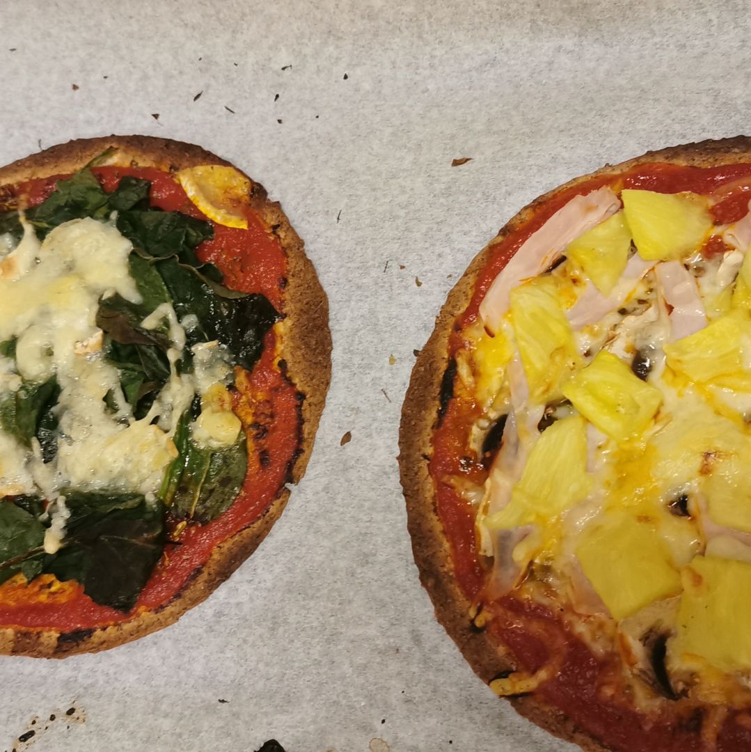 Pizzas en base de fajitas Pizzas en base de fajitas