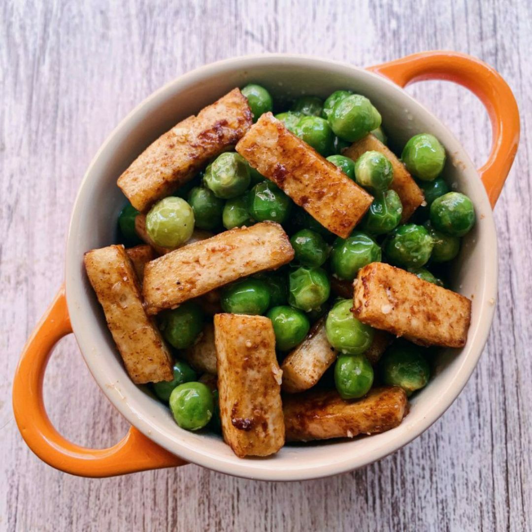 Guisantes con Tofu Guisantes con Tofu