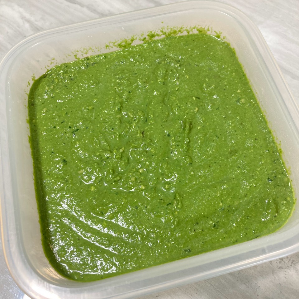 Pesto de espinacas 