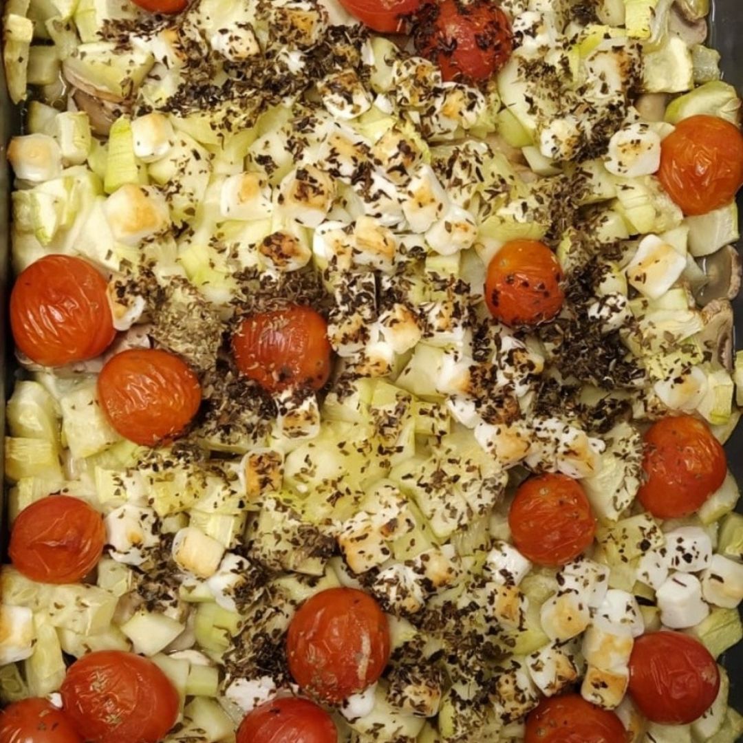 Verduras con feta Verduras con feta