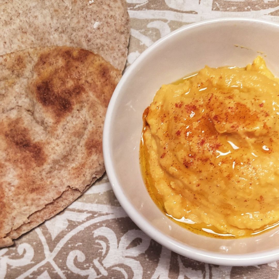 Hummus de calabaza Hummus de calabaza