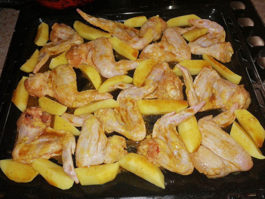 Alitas de pollo al horno Alitas de pollo al horno