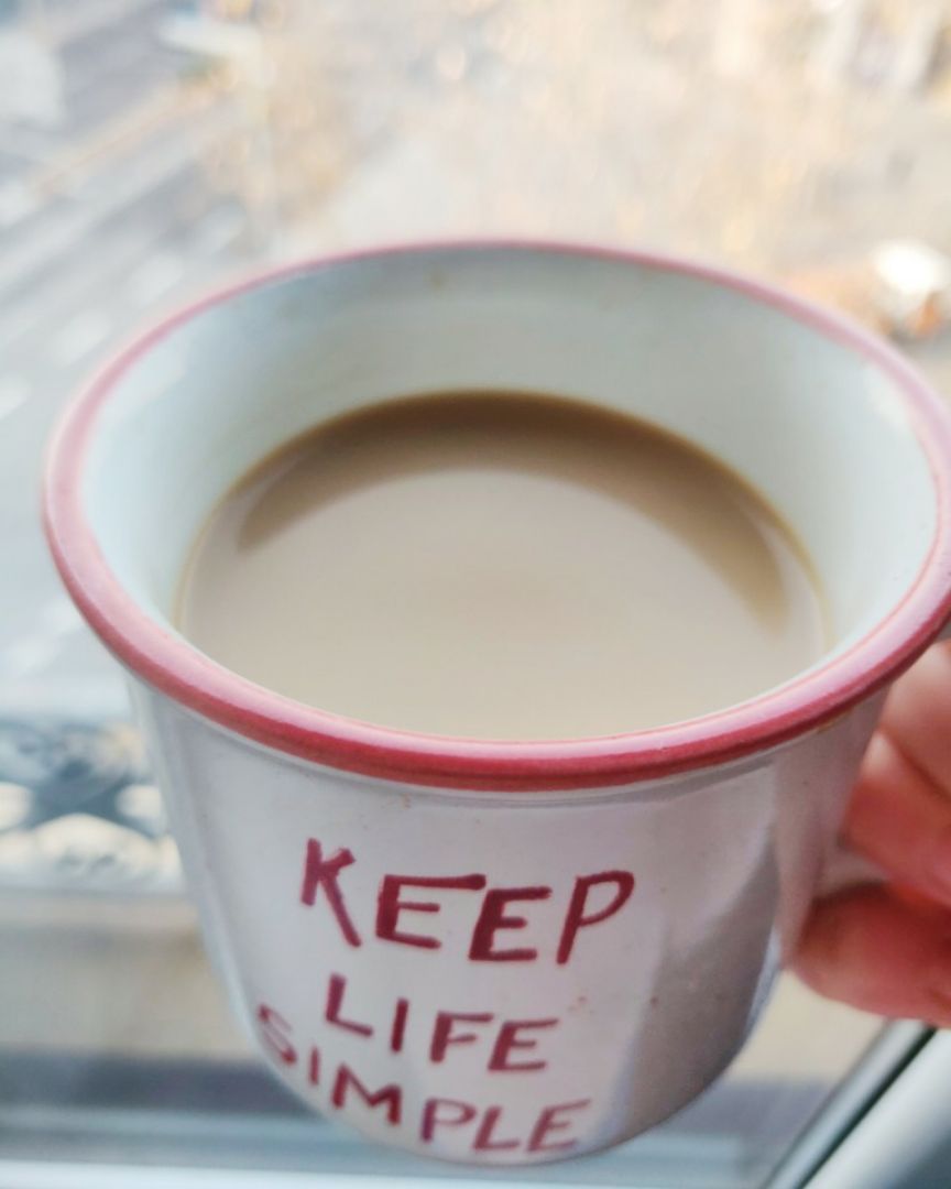 Cafe con leche desnatada y sin lactosa Cafe con leche desnatada y sin lactosa