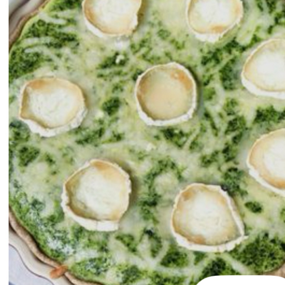 Quiché de salmón y espinacas Quiché de salmón y espinacas