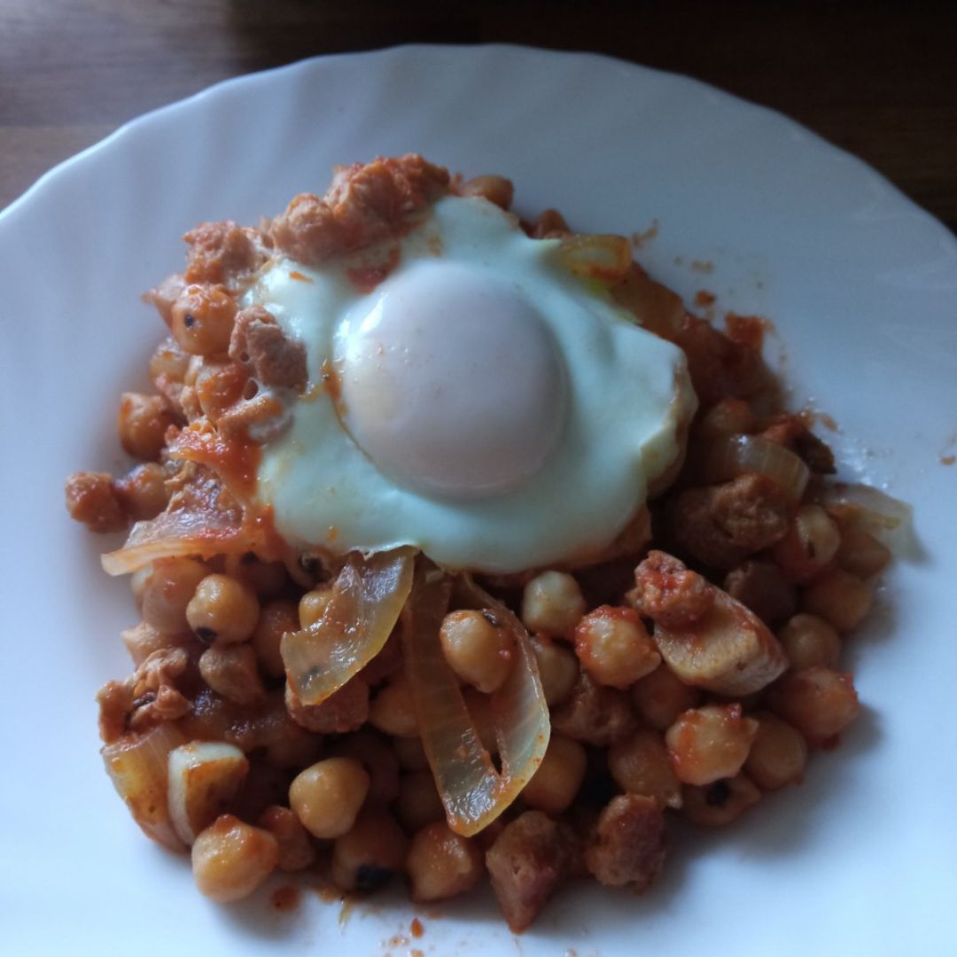 Garbanzos con soja