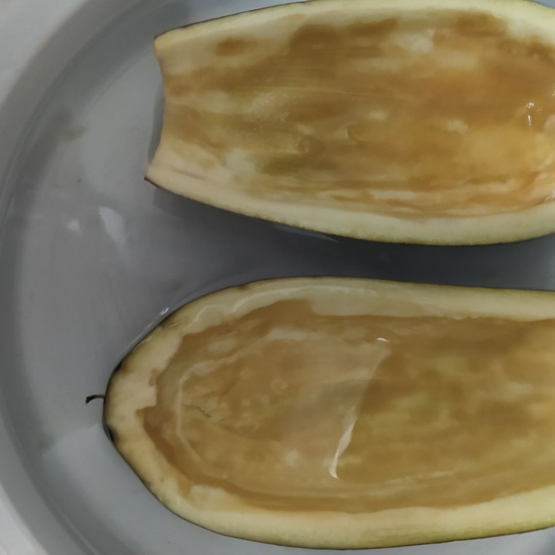 Berenjenas rellenas de soja texturizada y verduras Paso 5