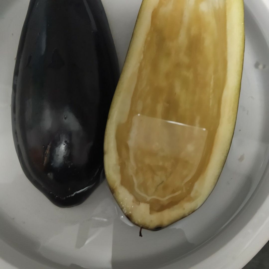 Berenjenas rellenas de soja texturizada y verduras Paso 6