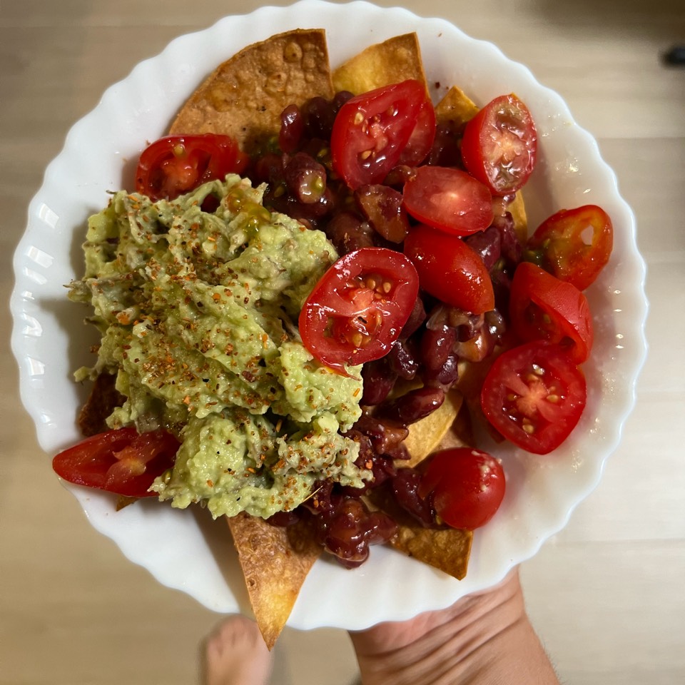 Nachos con chili Nachos con chili