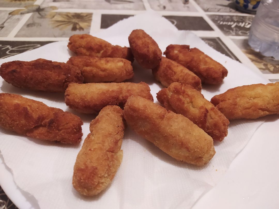 Croquetas vegetarianas de col