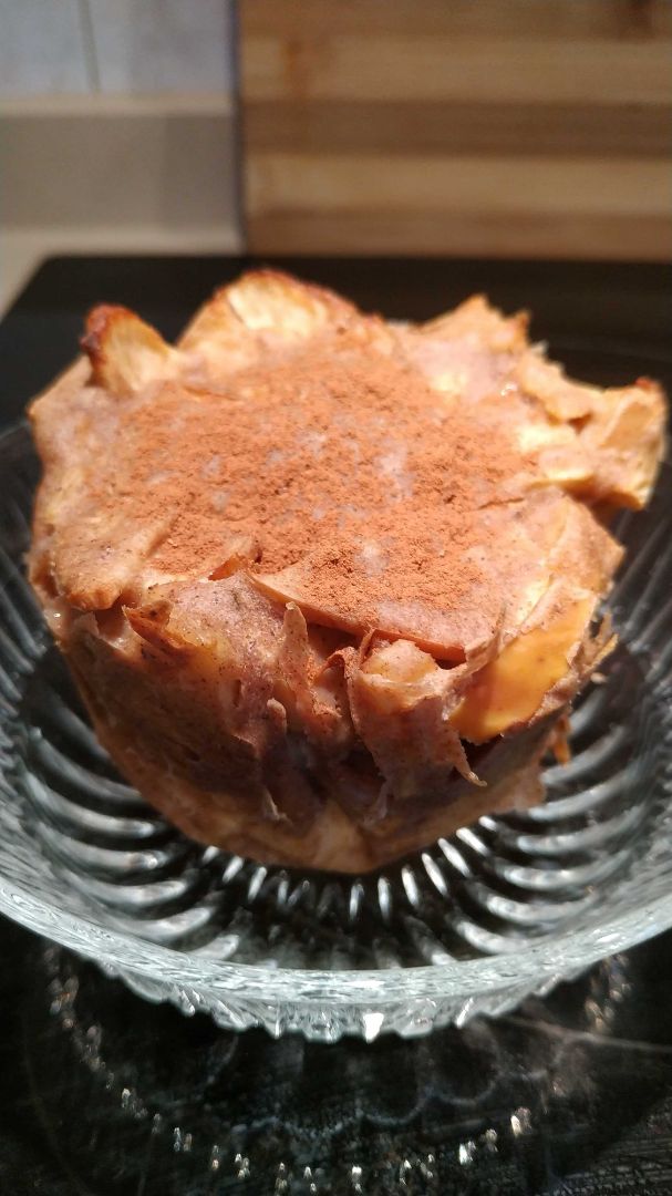 Tarta individual de manzana Tarta individual de manzana