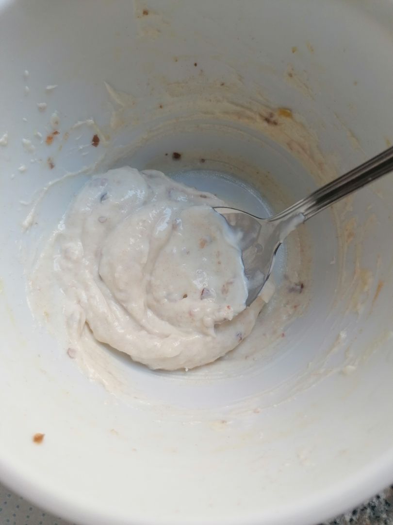 Tiramisu con bizcocho de avena y skyr Paso 3 Tiramisu con bizcocho de avena y skyr Paso 3