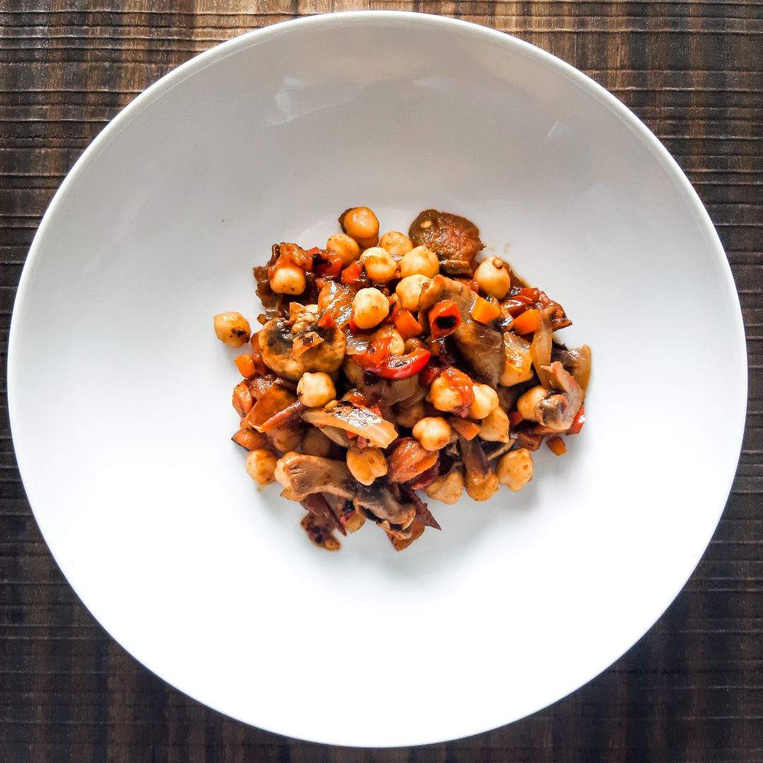 Garbanzos con verduras Garbanzos con verduras