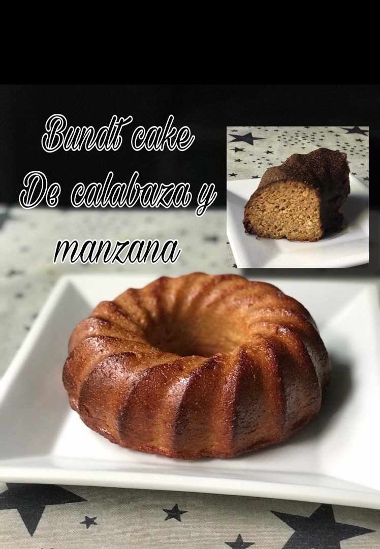 Tarta de calabaza y manzana 