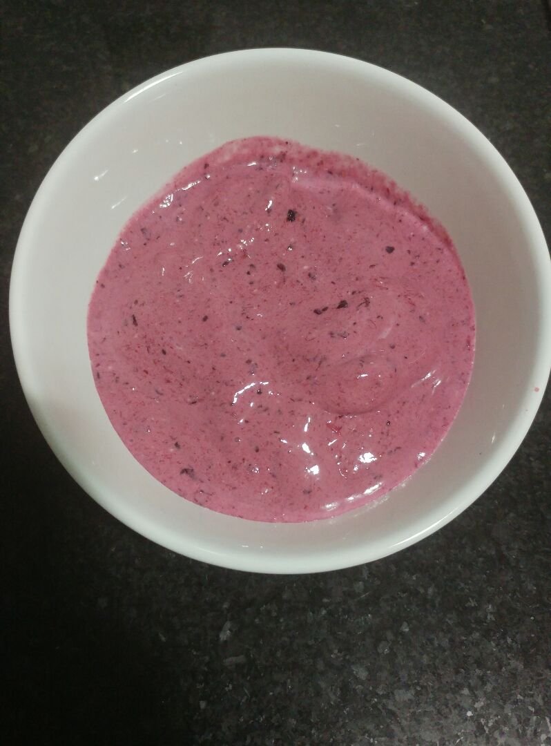 Sorbete de frutos rojos