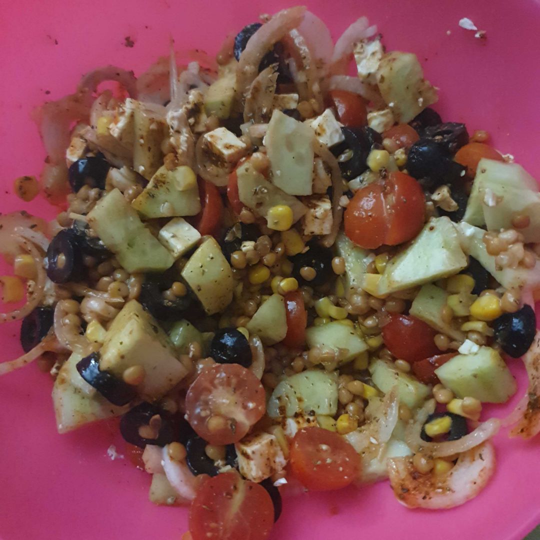Ensalada de lentejas Ensalada de lentejas