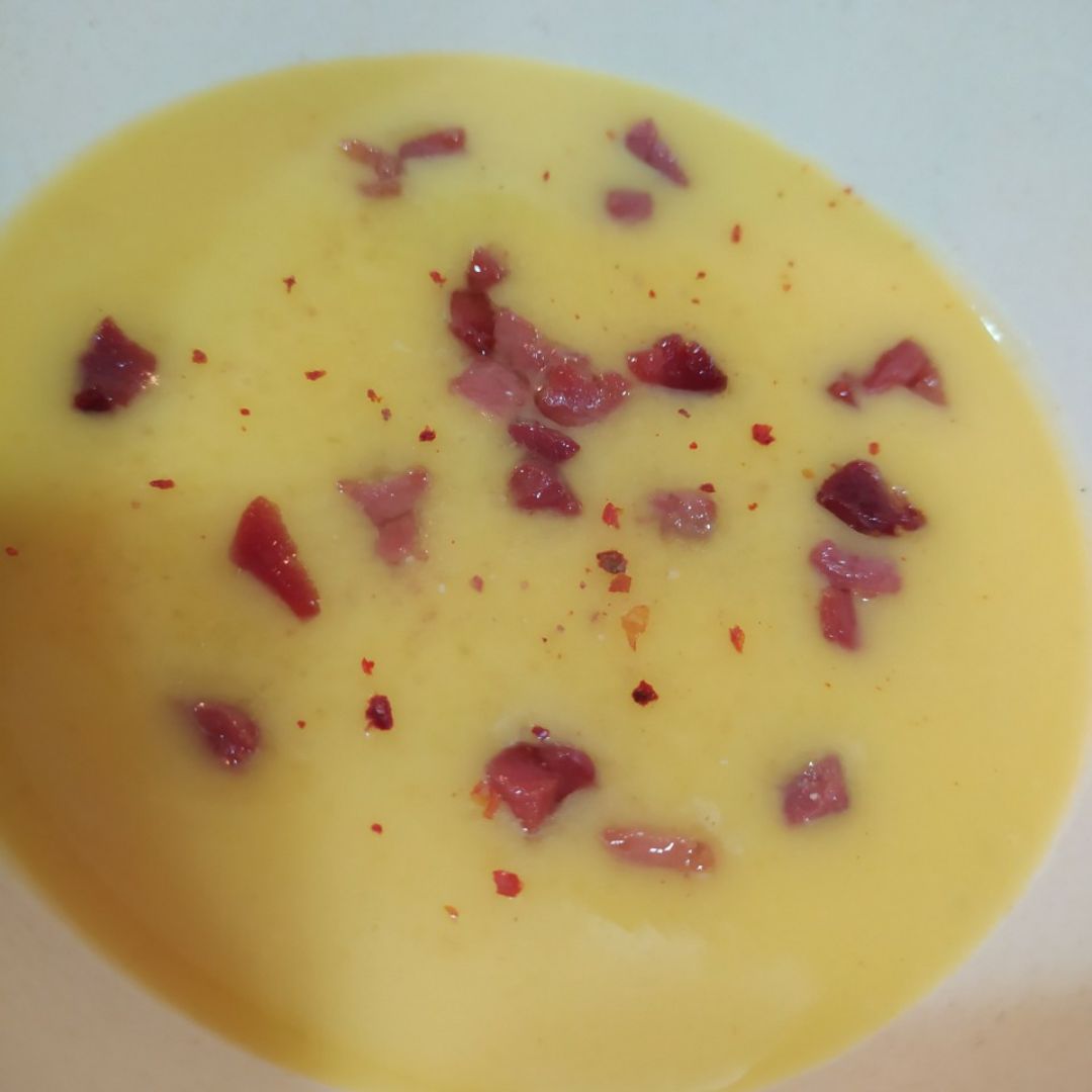 CREMA DE CALABAZA Y MANZANA