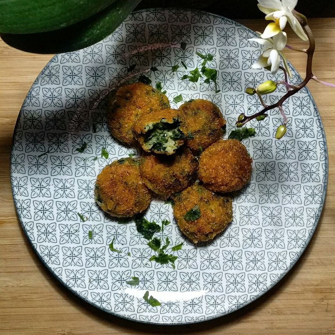Croquetas de espinacas y queso