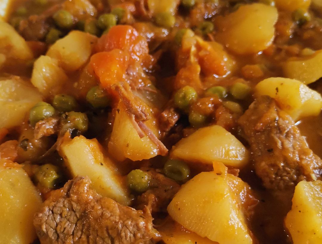 Papas con carne a la Carmela Paso 3 Papas con carne a la Carmela Paso 3