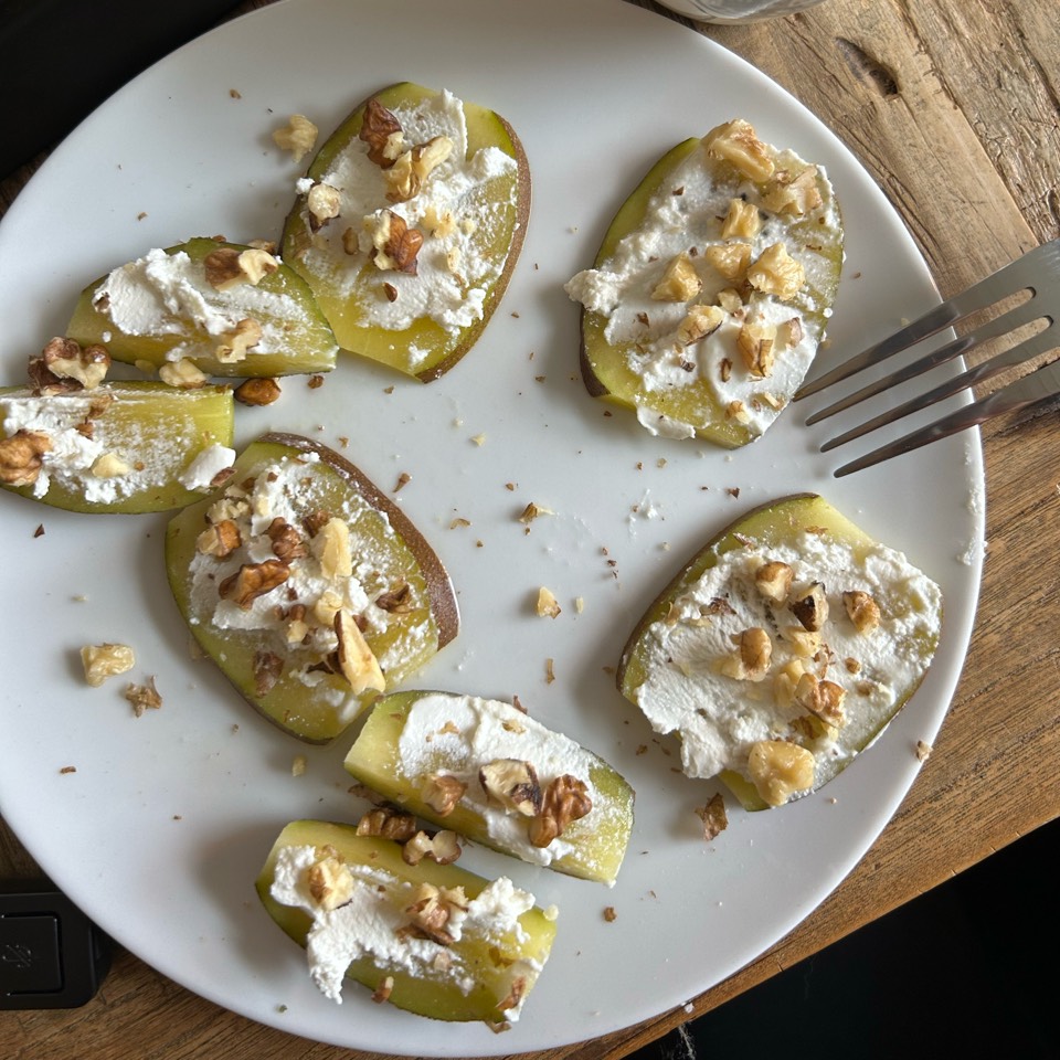 Kiwi con ricotta y nueces