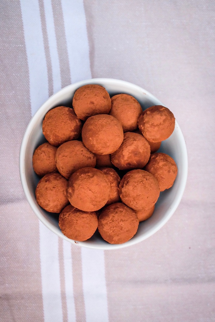 Trufas de boniato