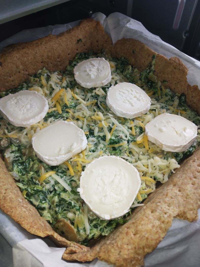 Quiché de espinacas y champiñones Paso 5 Quiché de espinacas y champiñones Paso 5
