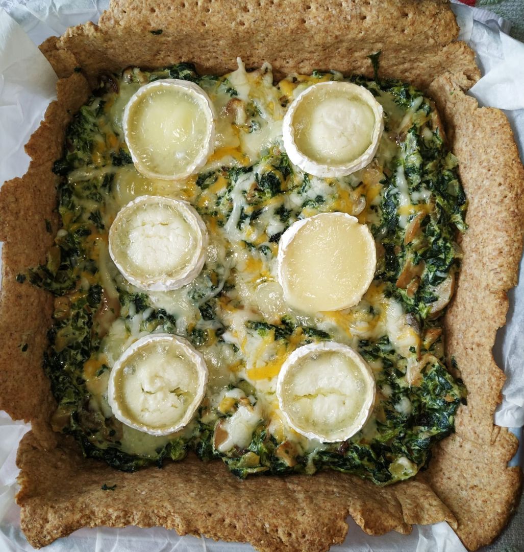 Quiché de espinacas y champiñones Paso 6 Quiché de espinacas y champiñones Paso 6
