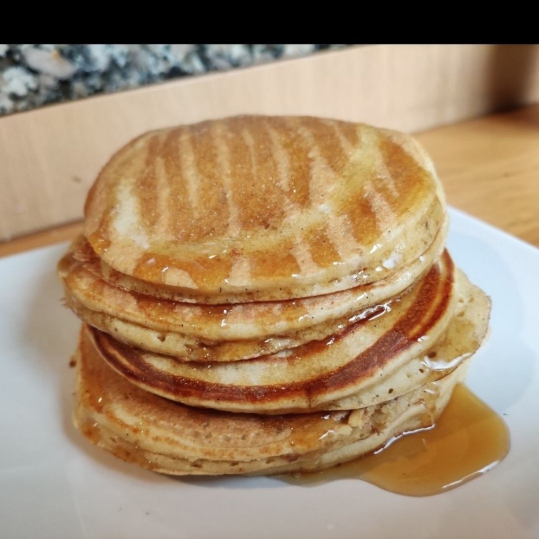 Tortitas de avena con vainilla Tortitas de avena con vainilla
