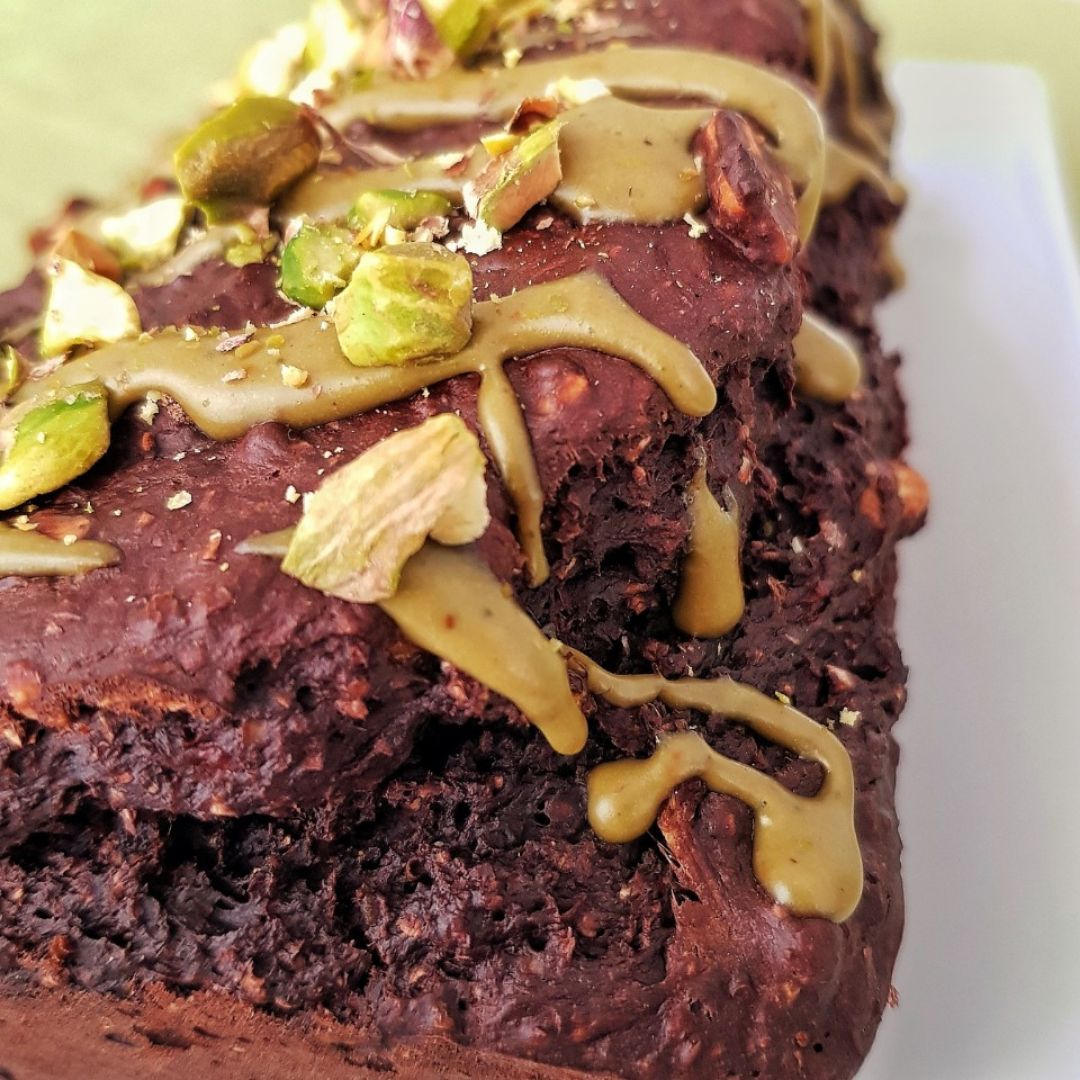 Brownie de pistachos