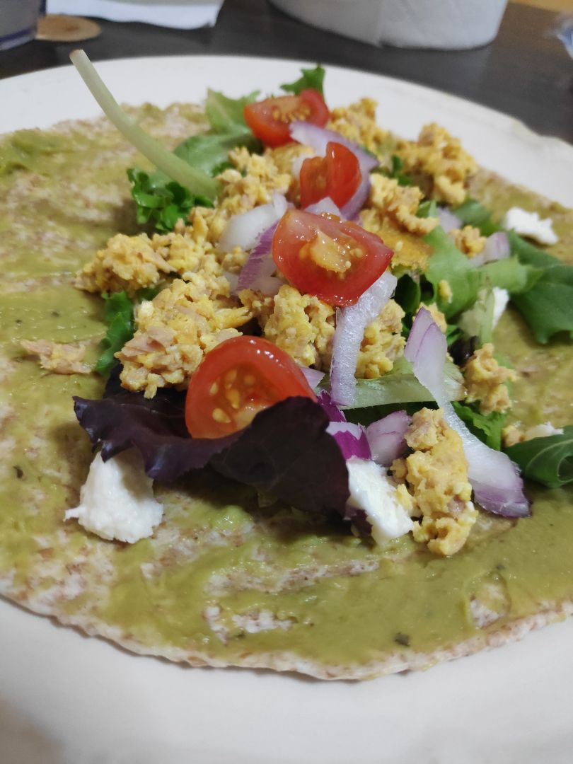 Fajitas de verduras con huevo 🌮 Fajitas de verduras con huevo 🌮