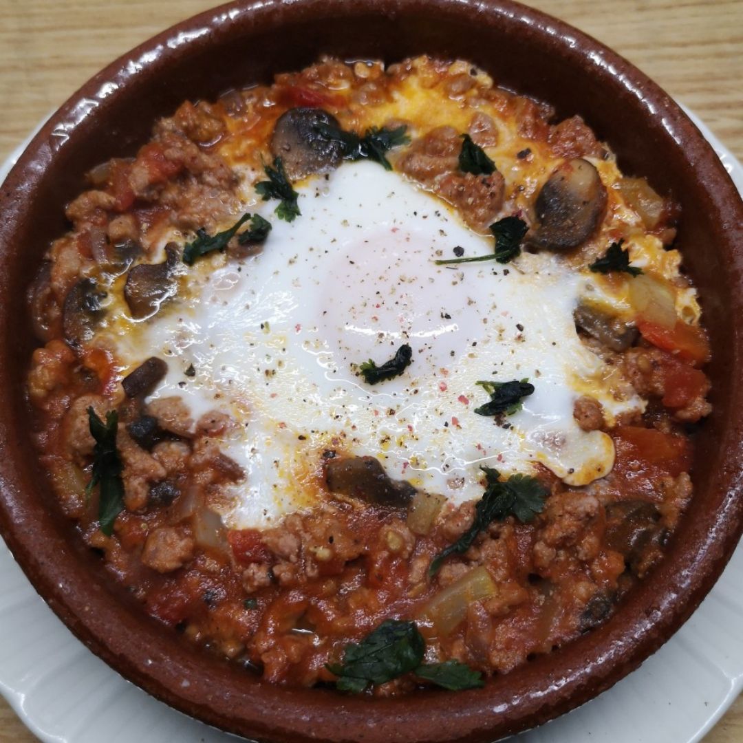 Shakshuka de Carne Picada de Aprovechamiento