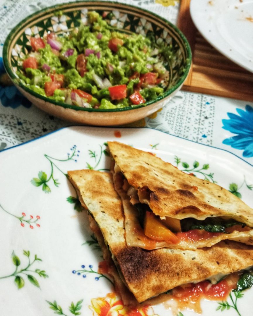 Quesadillas de verduras Quesadillas de verduras