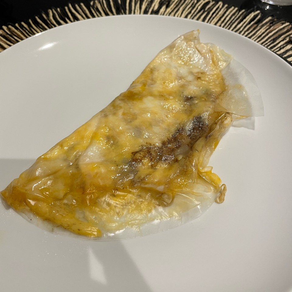 Tortilla con papel de arroz Tortilla con papel de arroz