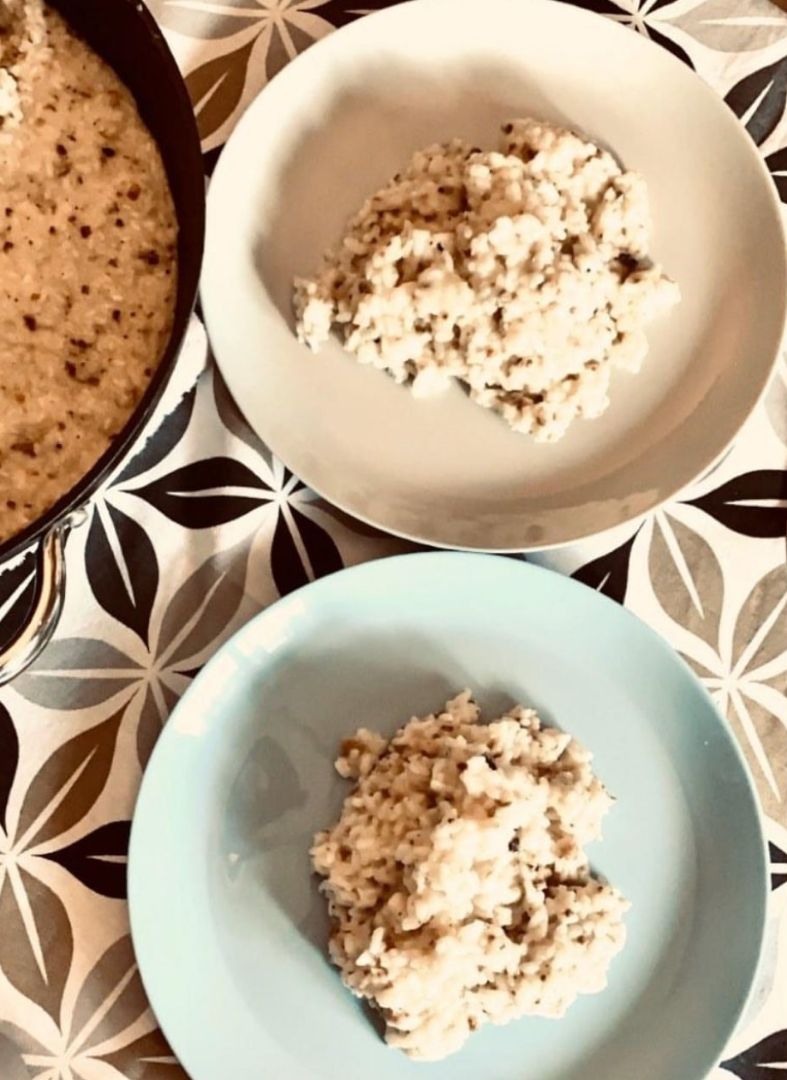 Risotto de setas, parmesano y trufa Risotto de setas, parmesano y trufa