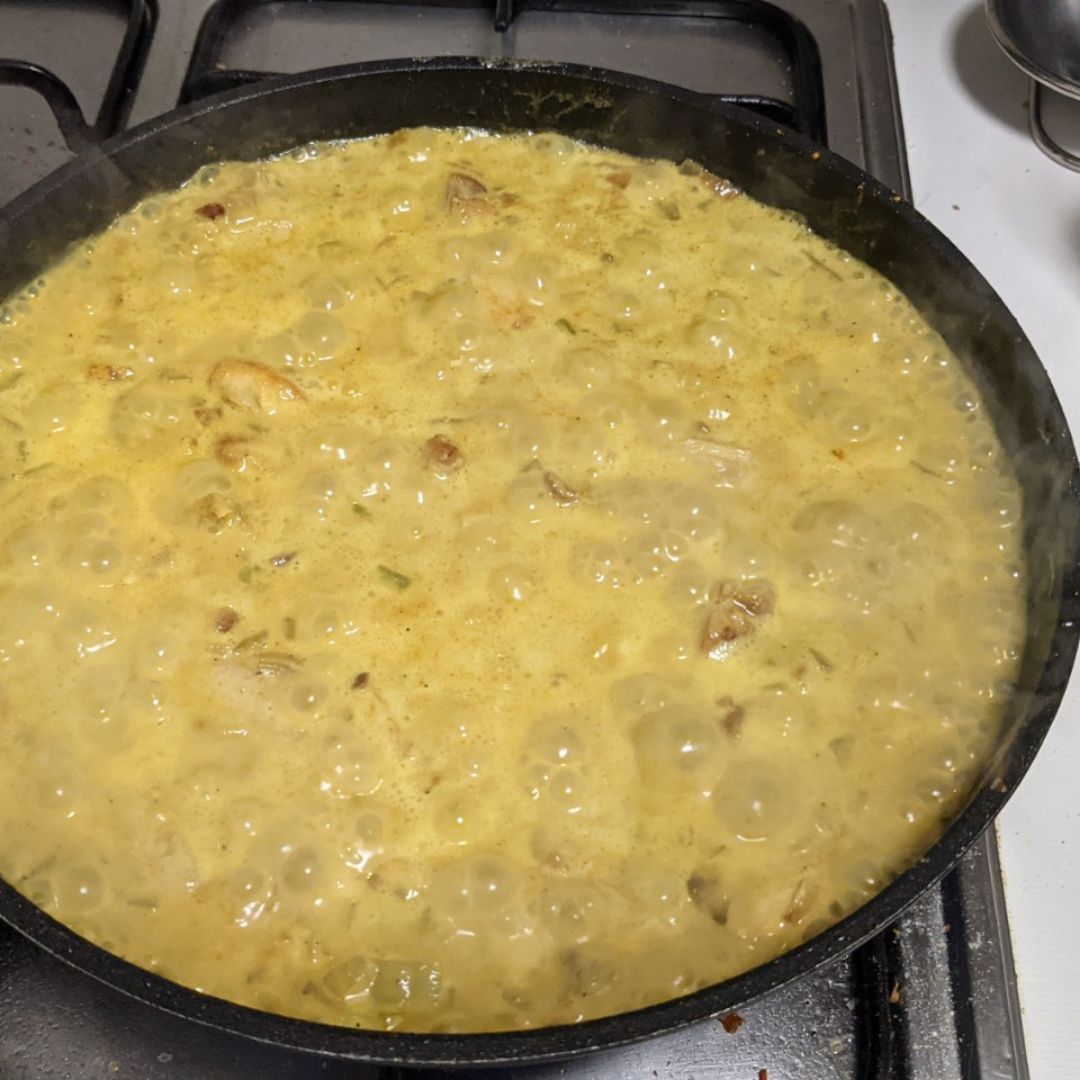 Curry de pollo Paso 6 Curry de pollo Paso 6