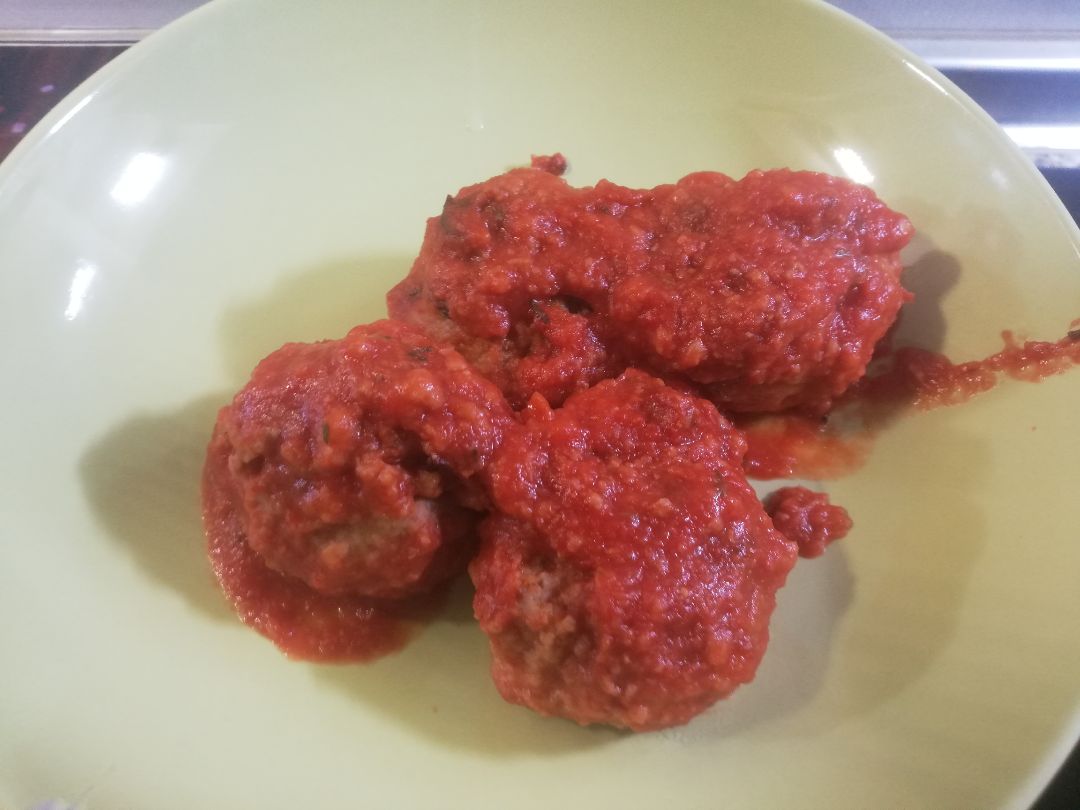 Albóndigas de berenjena y carne Albóndigas de berenjena y carne