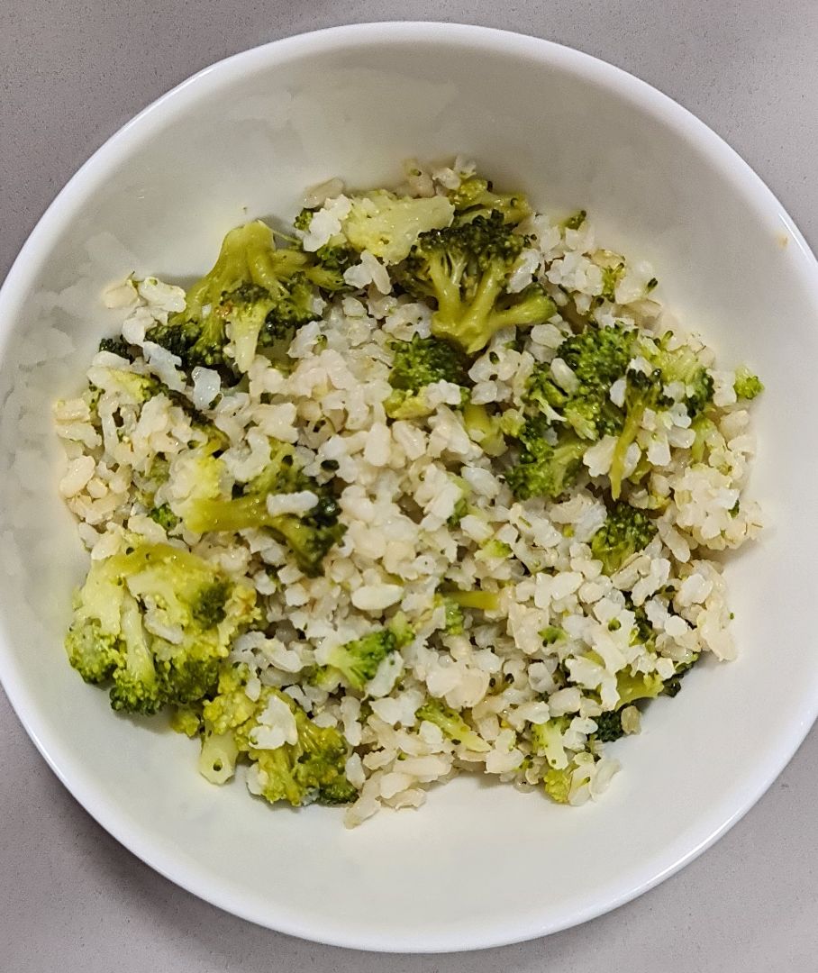 Arroz integral con brocoli Arroz integral con brocoli