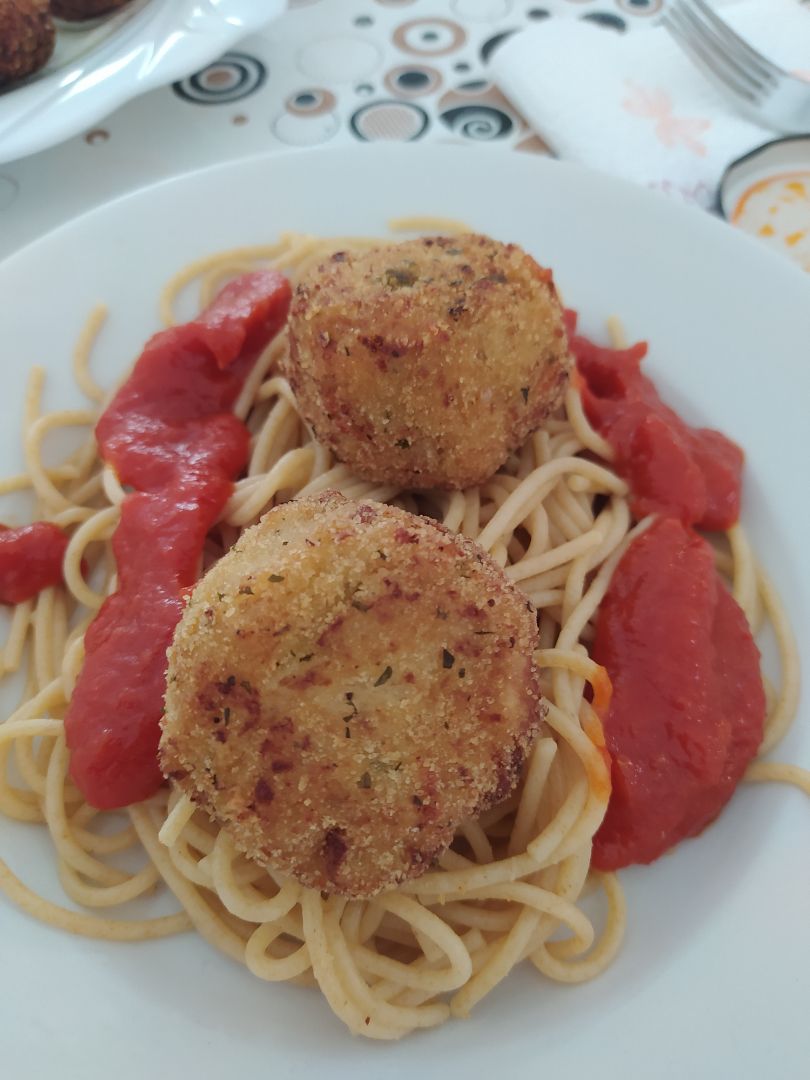 Albóndigas de coliflor y queso Albóndigas de coliflor y queso