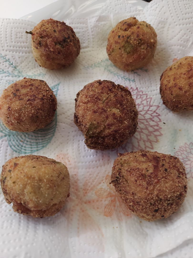 Albóndigas de coliflor y queso Paso 2 Albóndigas de coliflor y queso Paso 2