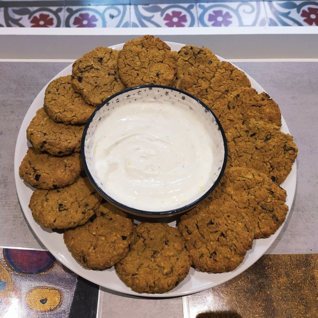 Falafel de berenjena 🍆 Falafel de berenjena 🍆