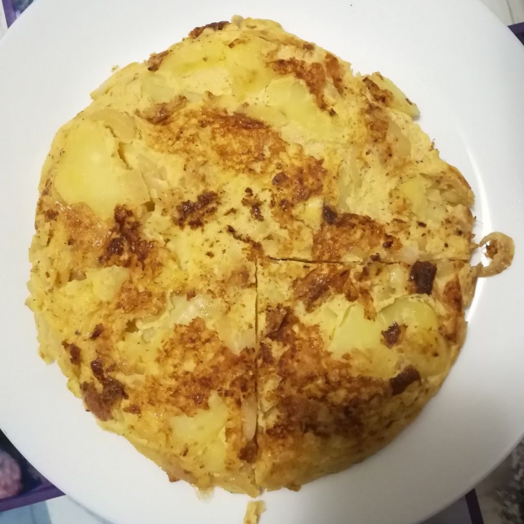 Tortilla de patatas sin freir