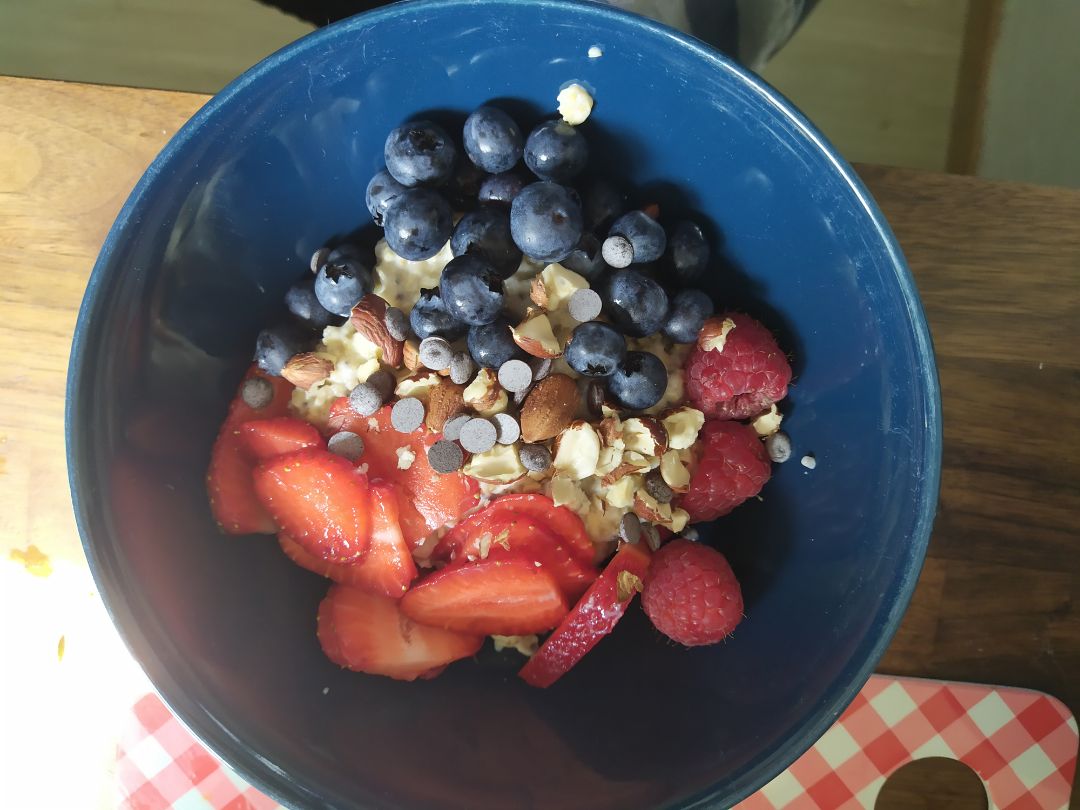 Porridge con frutos rojos frescos Paso 3 Porridge con frutos rojos frescos Paso 3