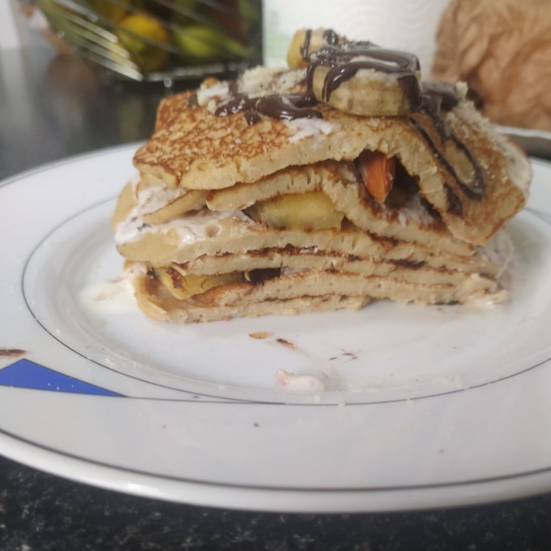 Tortitas de plátano y almendras Paso 6 Tortitas de plátano y almendras Paso 6