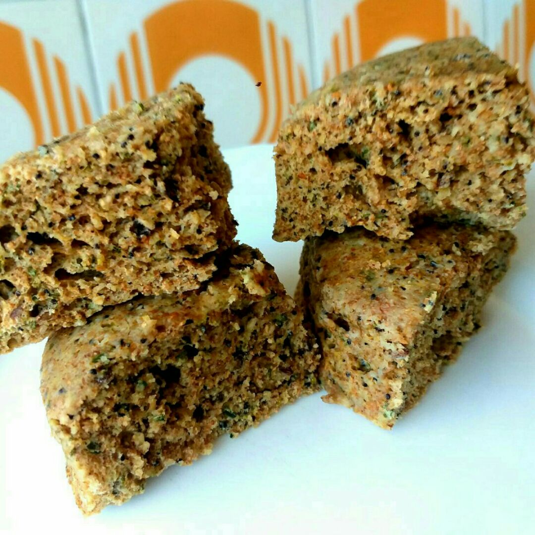 Pan de semillas al microondas Pan de semillas al microondas