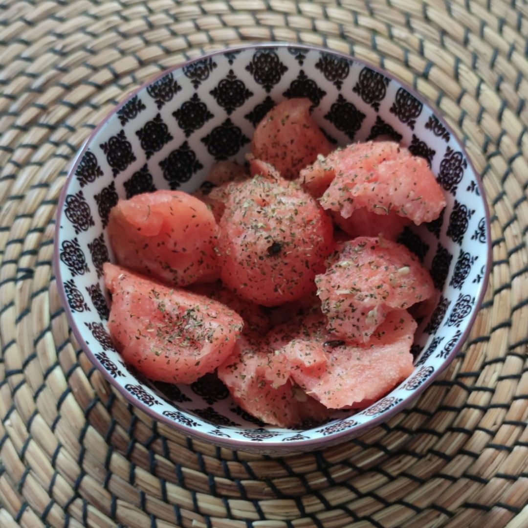 Sandía con hierbabuena 🍉 Sandía con hierbabuena 🍉